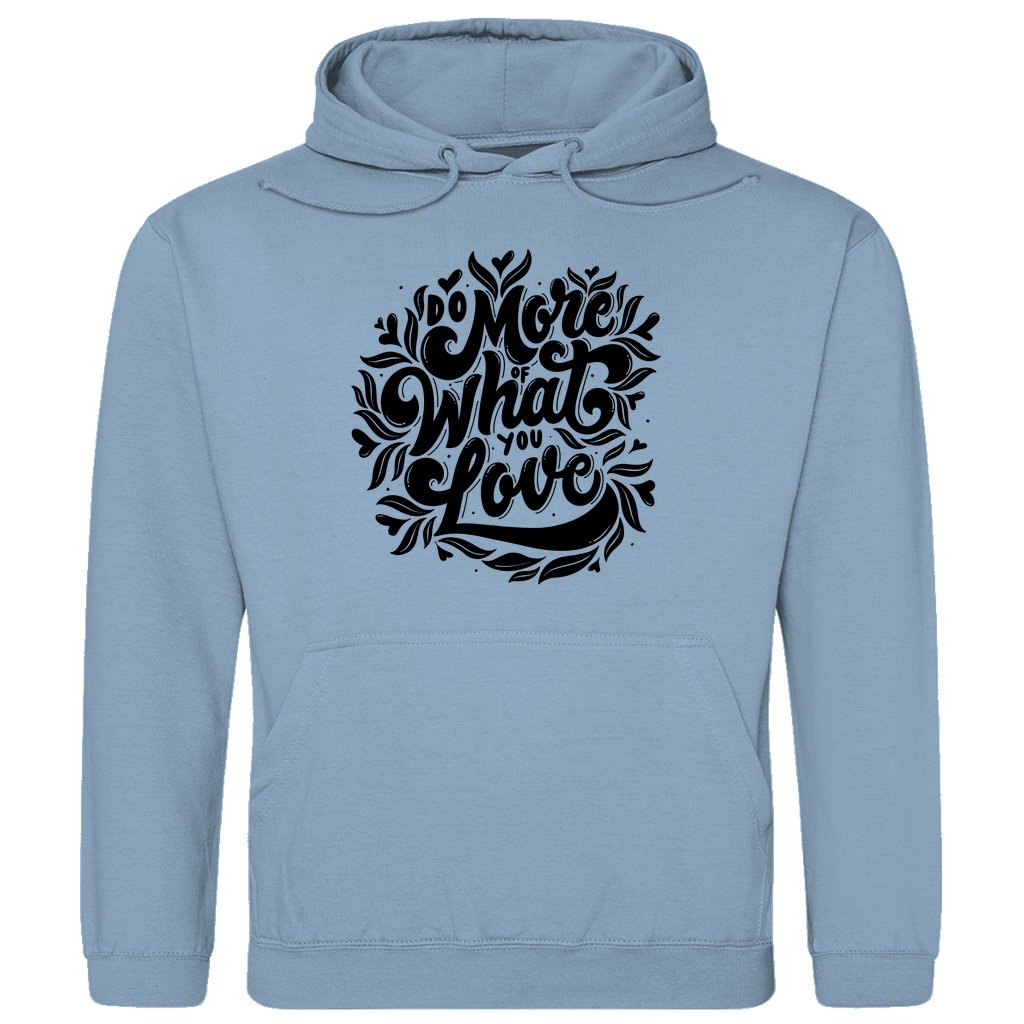 Herren Hoodie "Do more of What you Love" - Grafikmagie