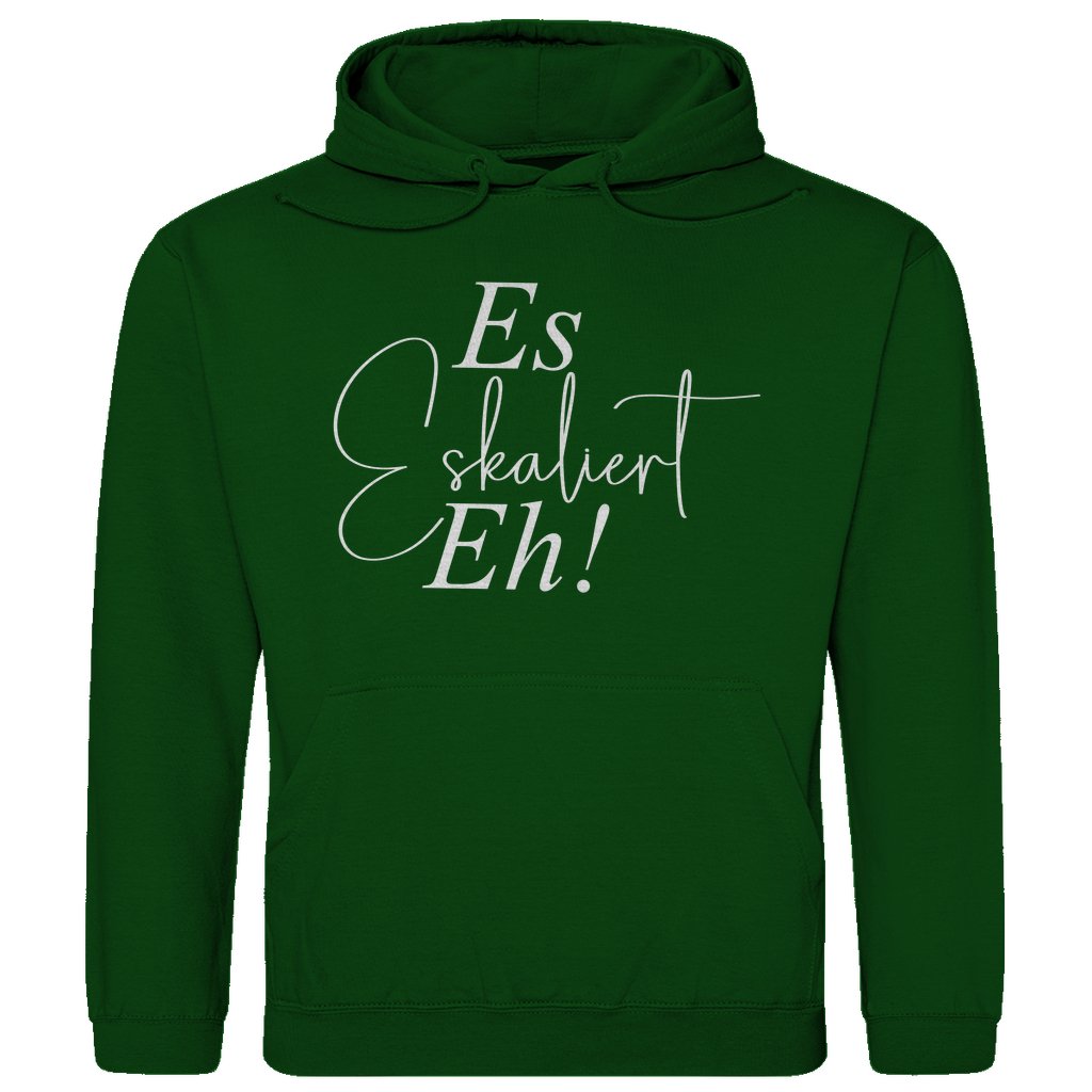 Herren Hoodie "Es Eskaliert Eh" - Grafikmagie