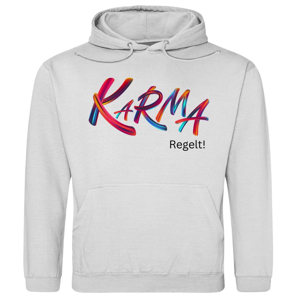 Herren Hoodie "Karma regelt" - Grafikmagie