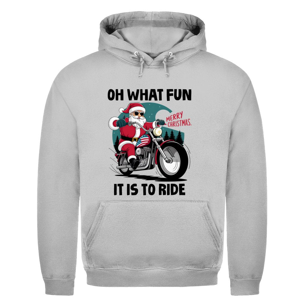 Herren Hoodie "OH What fun it is to ride" - Grafikmagie