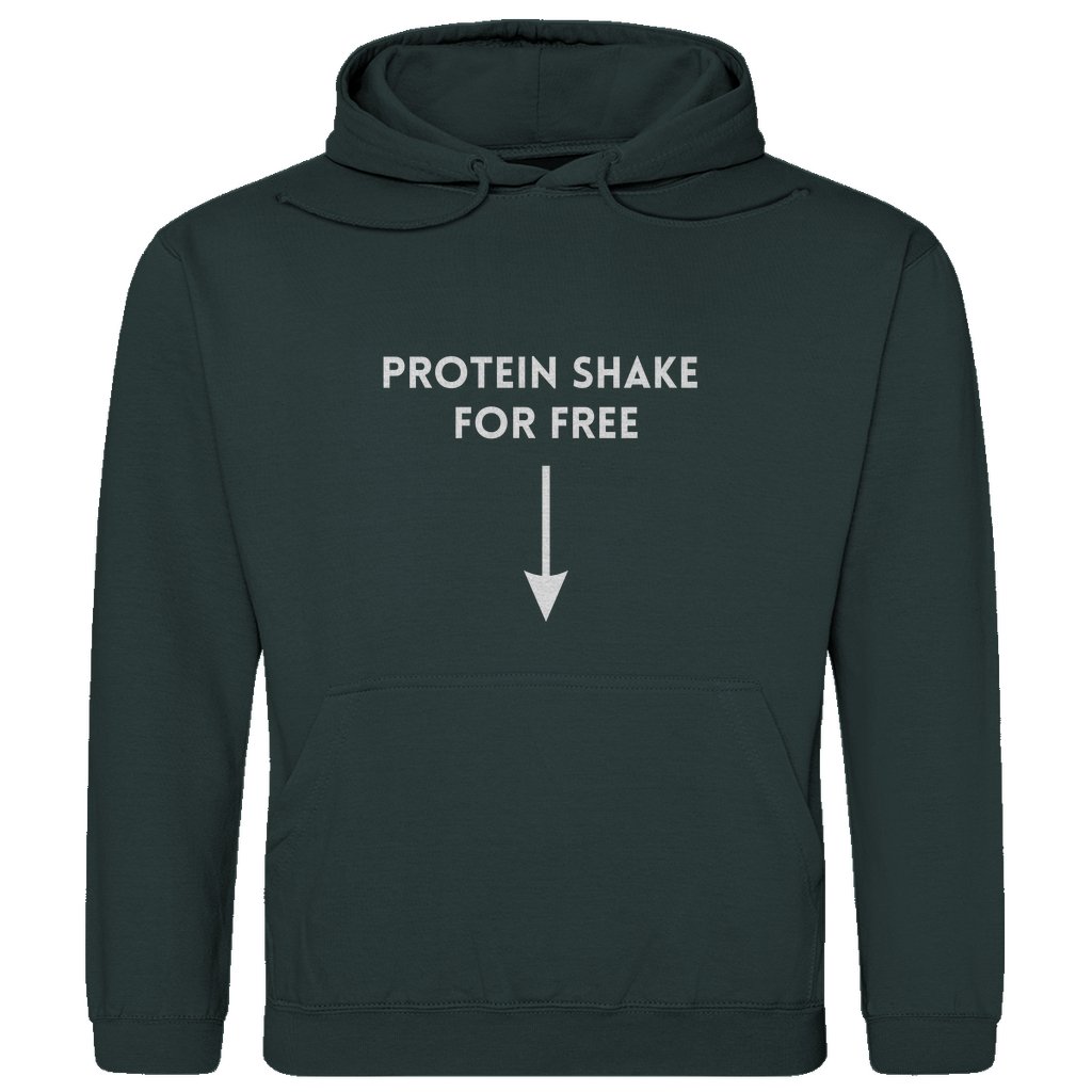 Herren Hoodie "Protein Shake for Free" - Grafikmagie