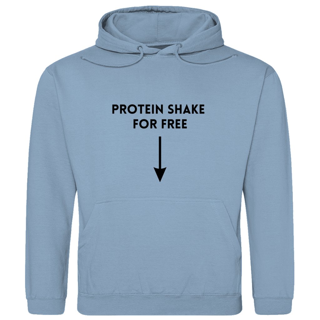 Herren Hoodie "Protein Shake for Free" - Grafikmagie