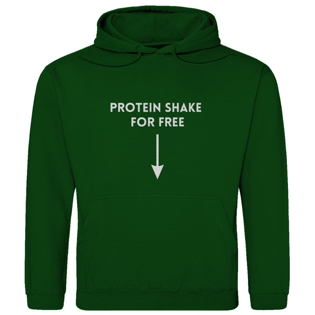 Herren Hoodie "Protein Shake for Free" - Grafikmagie