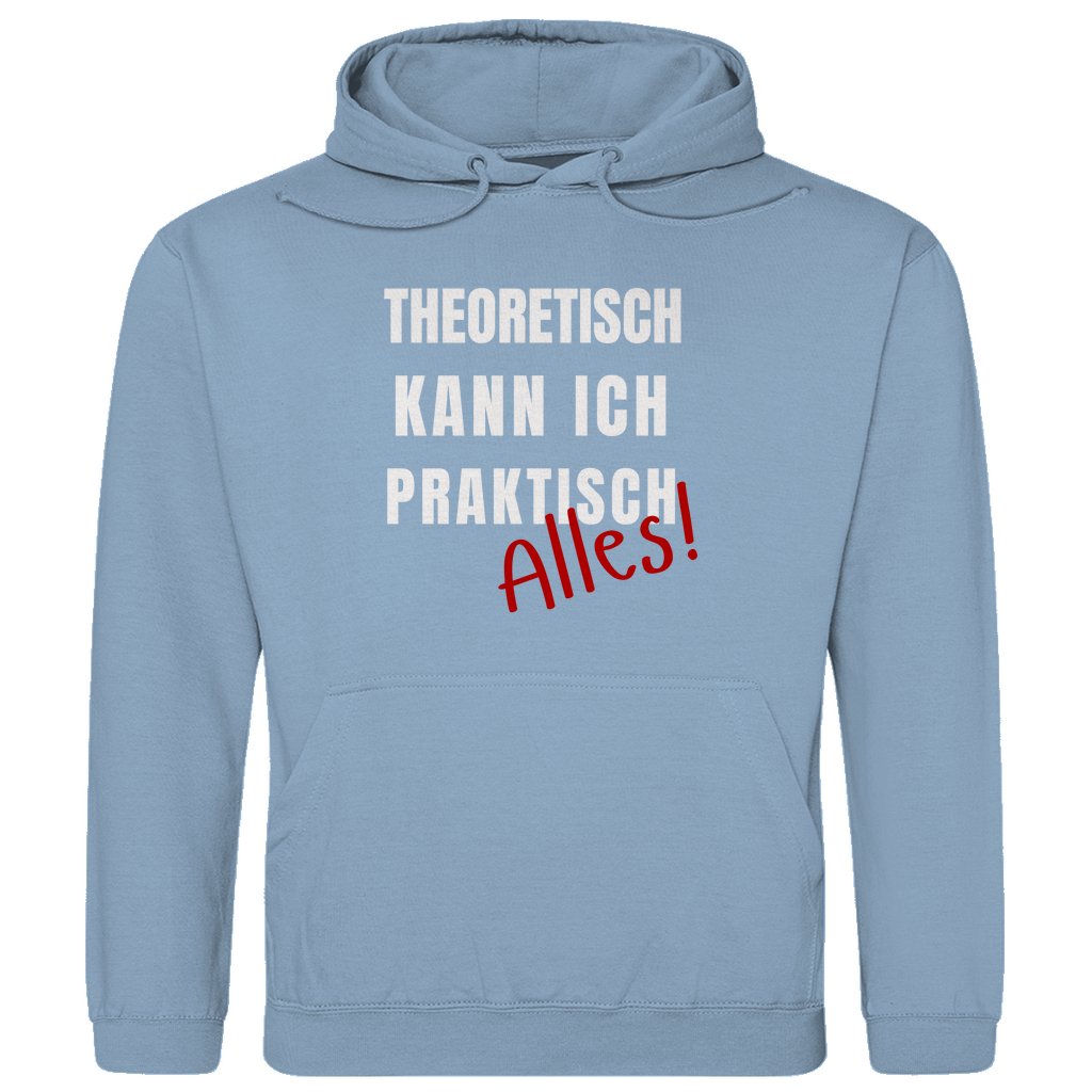 Herren Hoodie "Theoretisch kann ich praktisch alles" - Grafikmagie