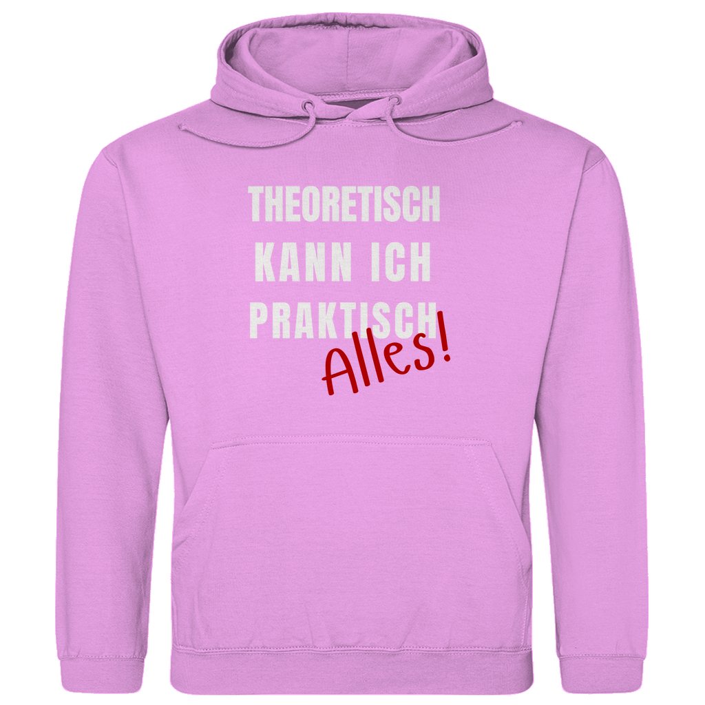 Herren Hoodie "Theoretisch kann ich praktisch alles" - Grafikmagie