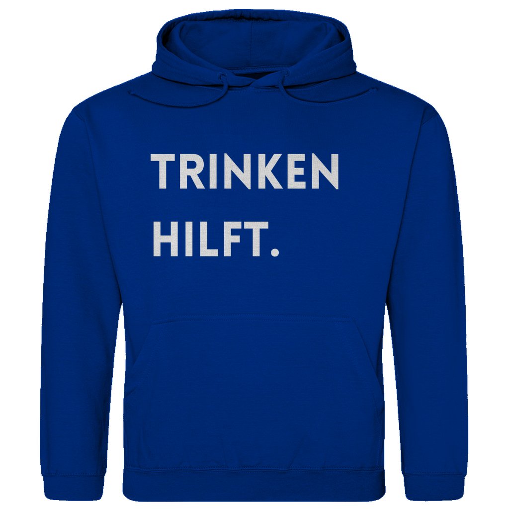 Herren Hoodie "Trinken hilft" - Grafikmagie