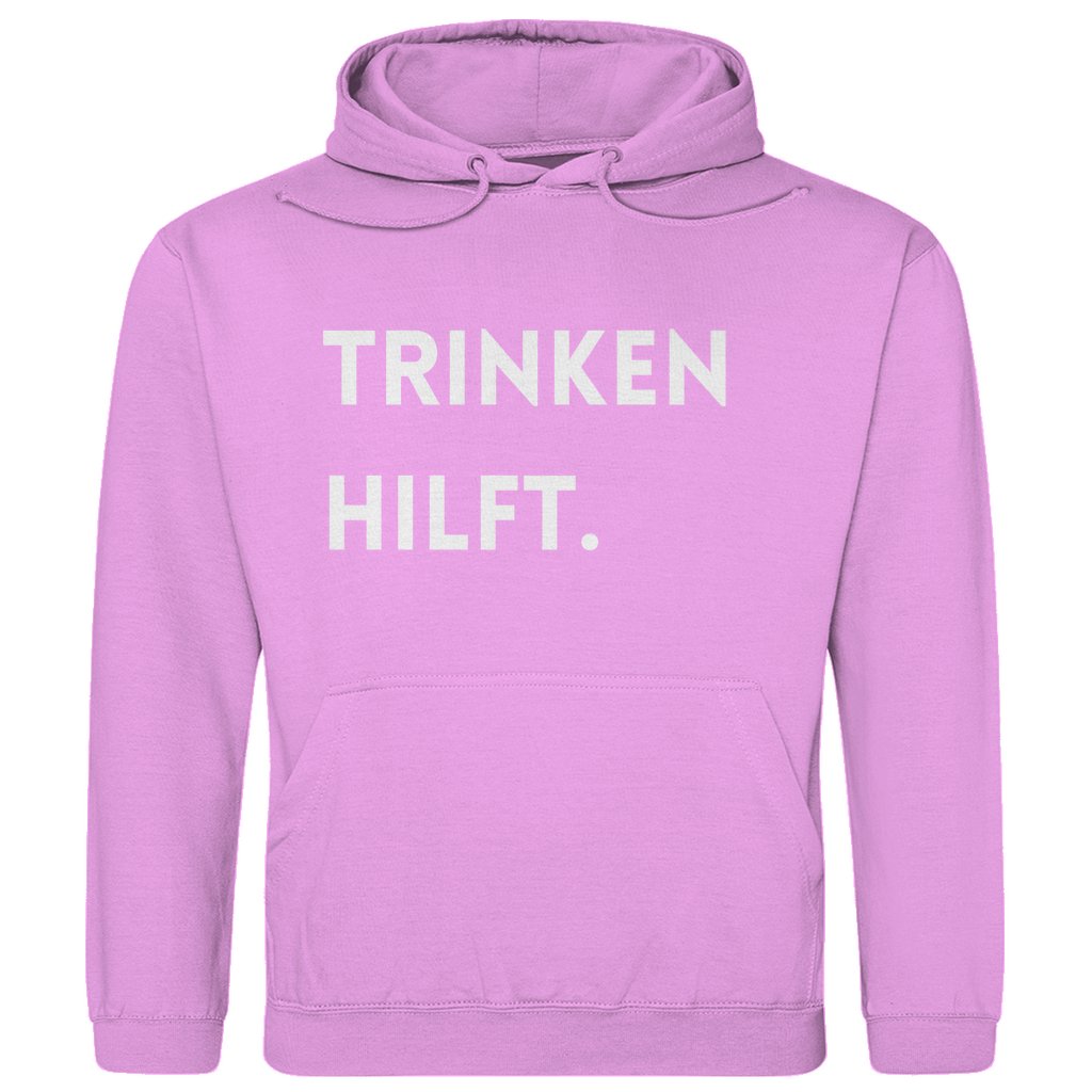 Herren Hoodie "Trinken hilft" - Grafikmagie