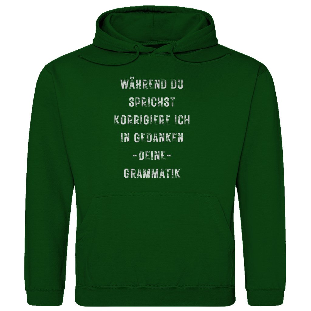 Herren Hoodie "Während du sprichst..." - Grafikmagie