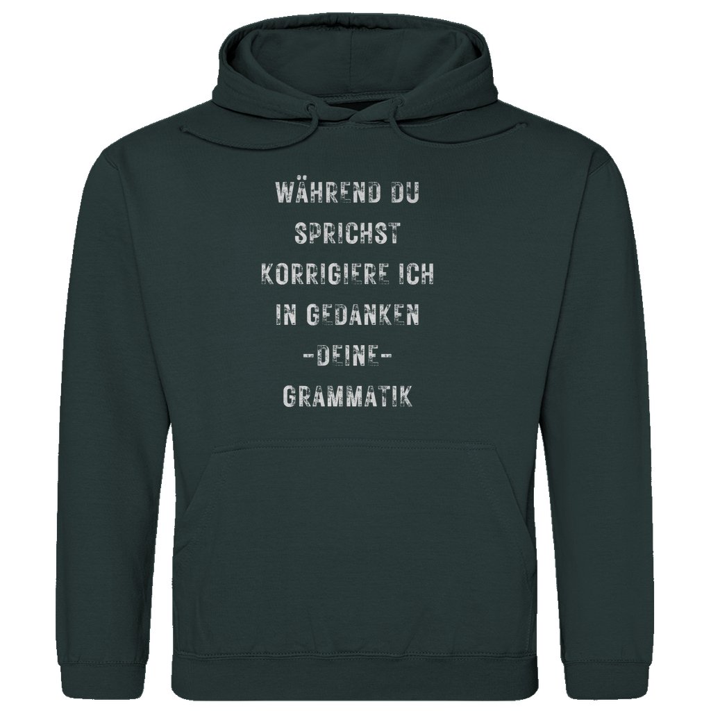 Herren Hoodie "Während du sprichst..." - Grafikmagie