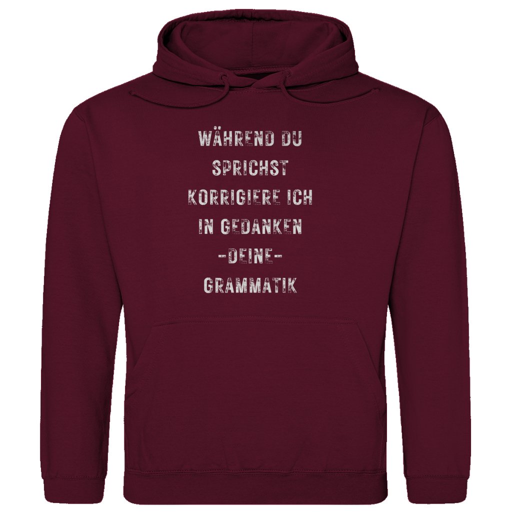 Herren Hoodie "Während du sprichst..." - Grafikmagie
