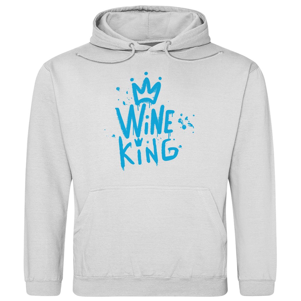 Herren Hoodie "Wine King" - Grafikmagie