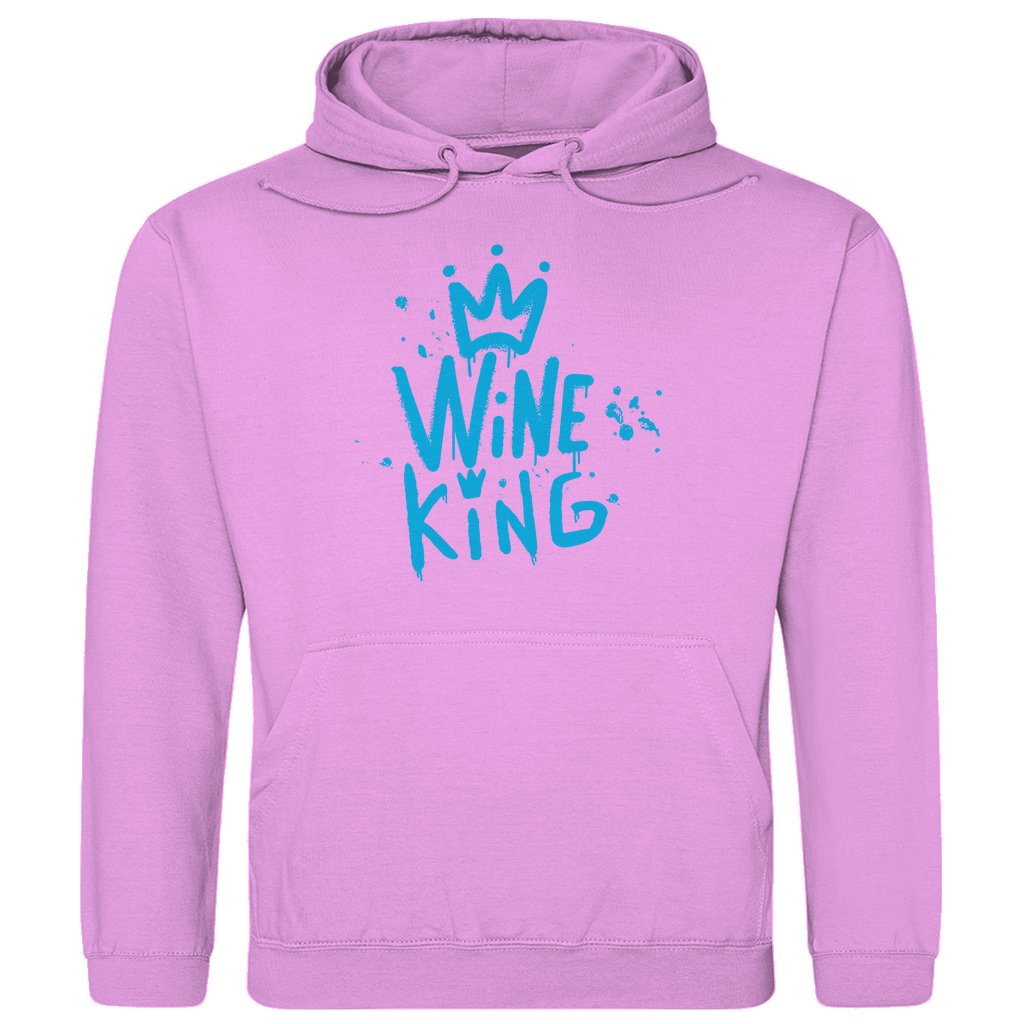 Herren Hoodie "Wine King" - Grafikmagie