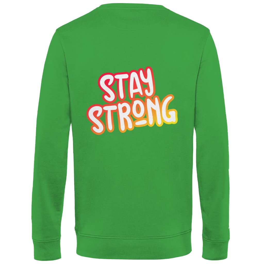Herren Sweatshirt "Stay Strong" - Grafikmagie