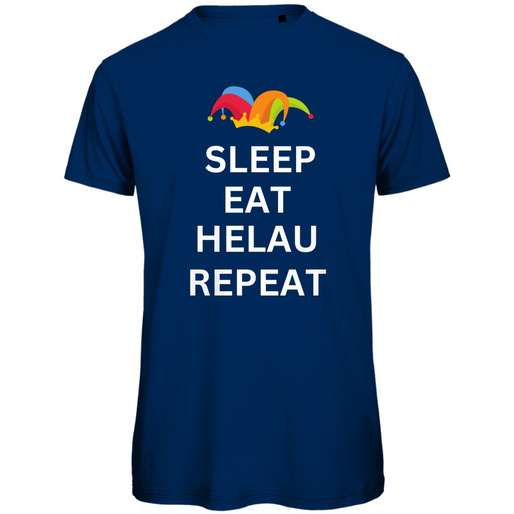 Herren T-Shirt "Eat Sleep Helau Repeat" - Grafikmagie