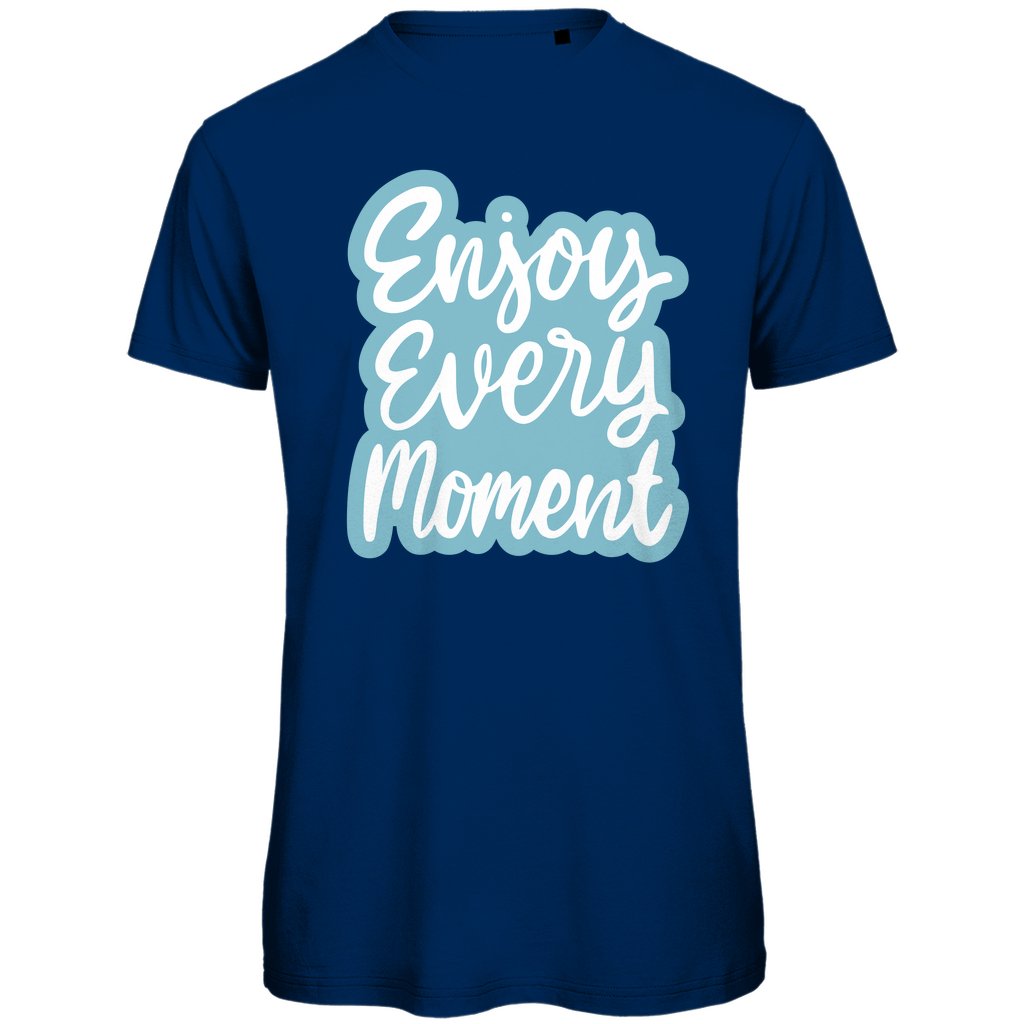 Herren T-Shirt "Enjoy every Moment" - Grafikmagie