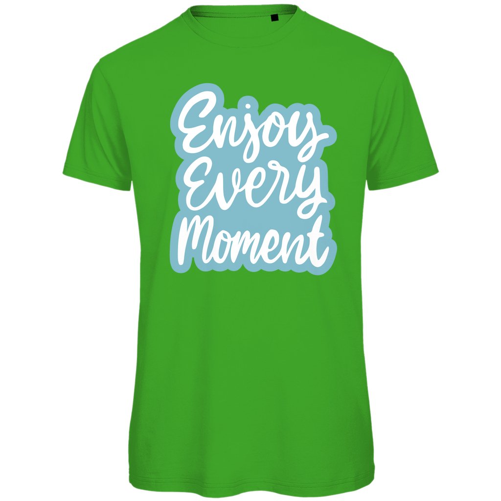 Herren T-Shirt "Enjoy every Moment" - Grafikmagie