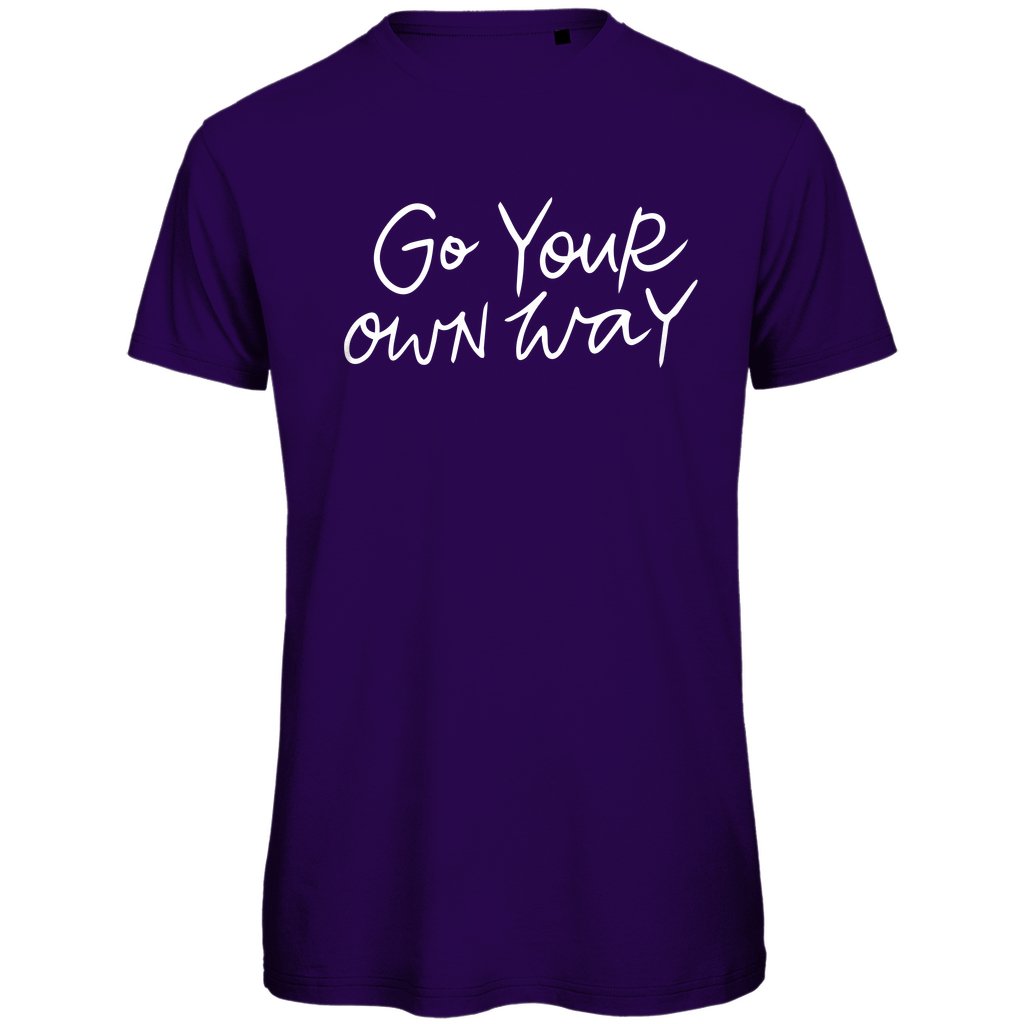 Herren T-Shirt "Go your own way" - Grafikmagie