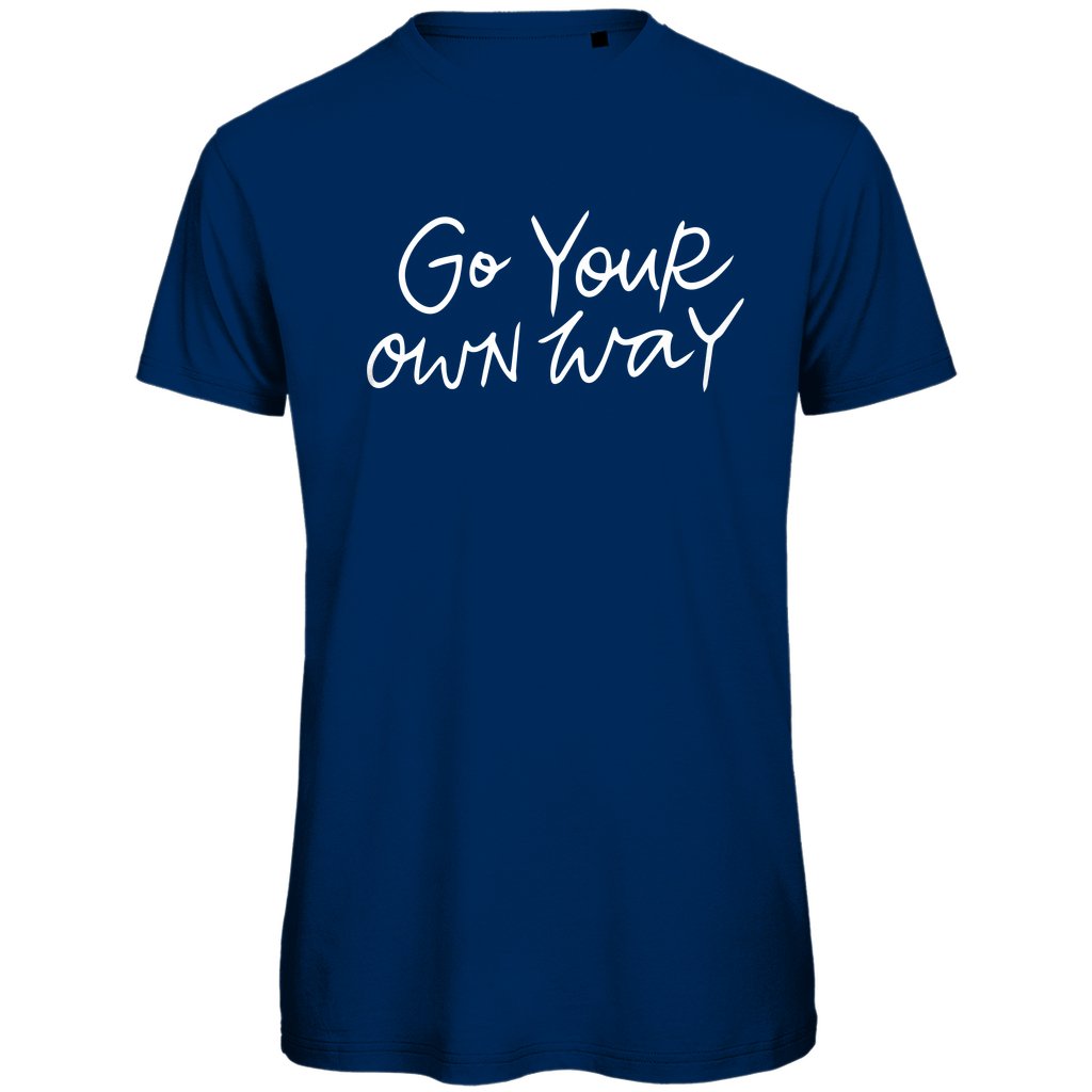 Herren T-Shirt "Go your own way" - Grafikmagie