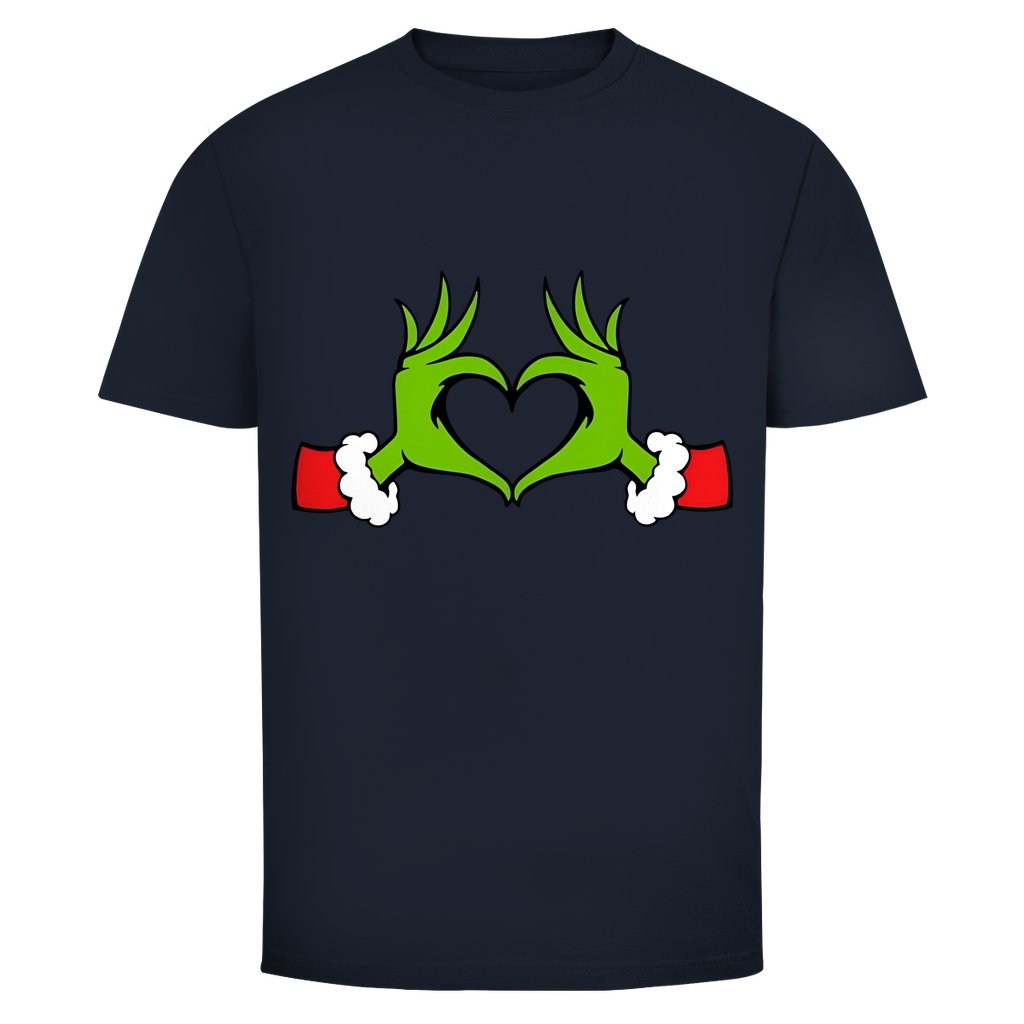 Herren T-Shirt "Grinch Herz" - Grafikmagie