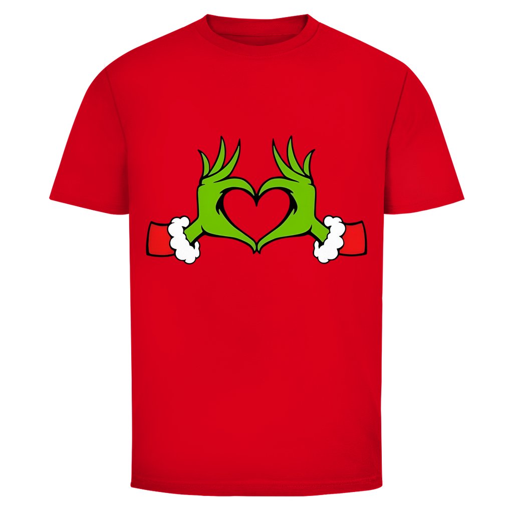 Herren T-Shirt "Grinch Herz" - Grafikmagie