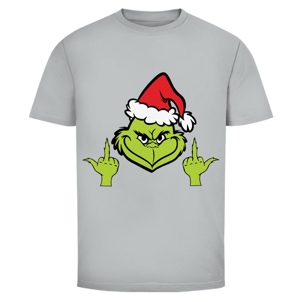 Herren T-Shirt "Grinch Mittelfinger" - Grafikmagie