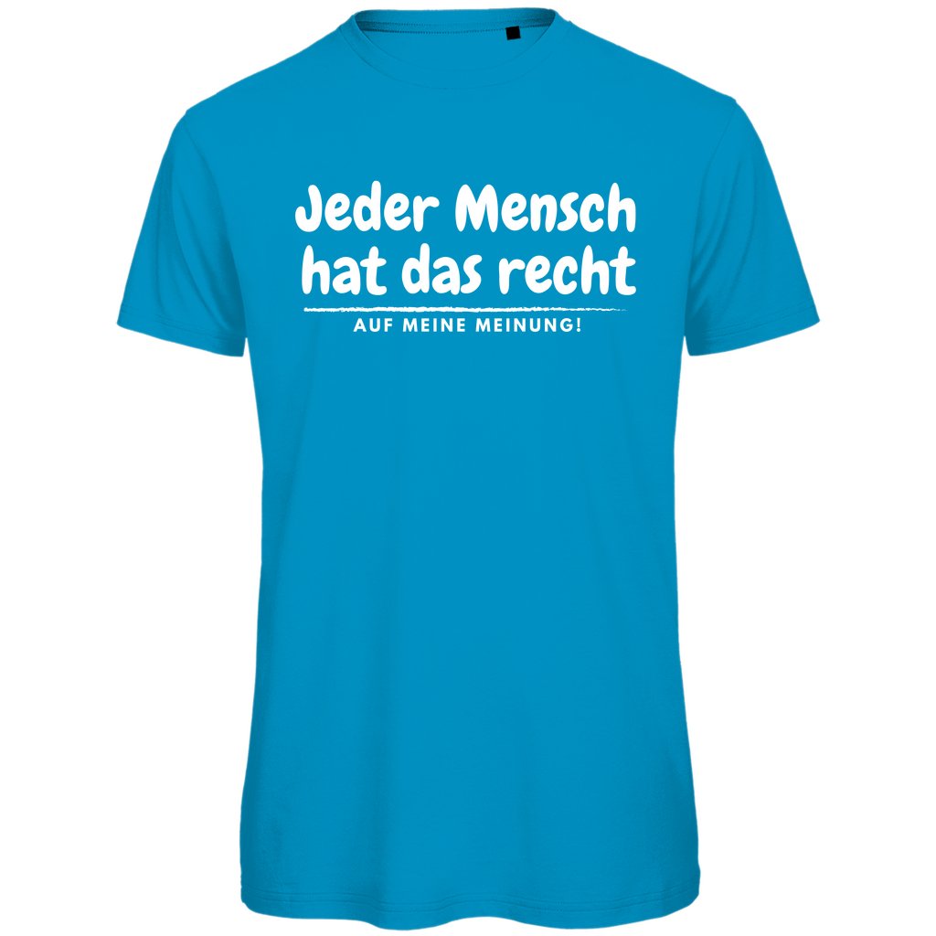 Herren T-Shirt "Jeder Mensch hat das Recht" - Grafikmagie