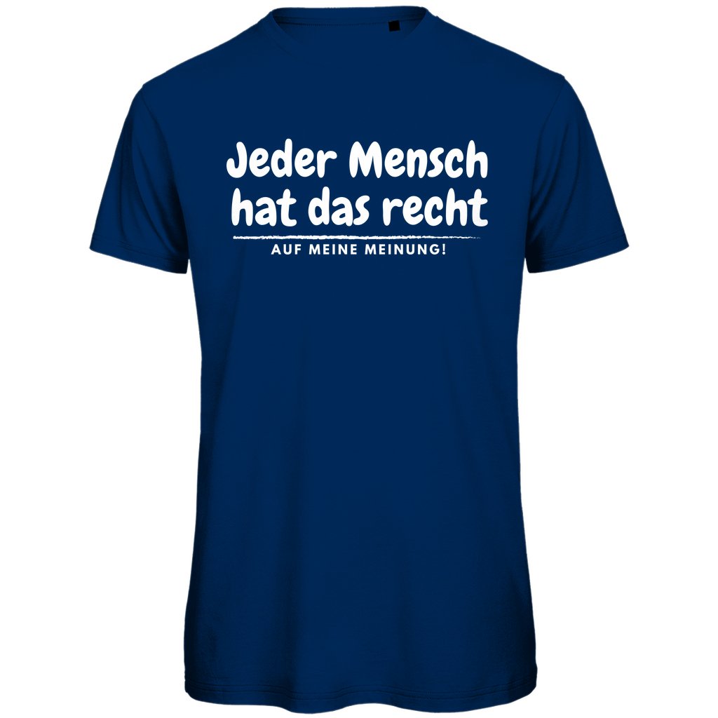 Herren T-Shirt "Jeder Mensch hat das Recht" - Grafikmagie