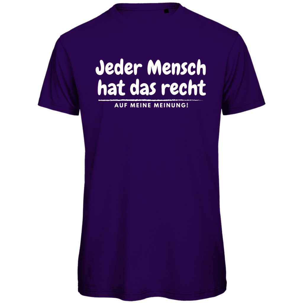 Herren T-Shirt "Jeder Mensch hat das Recht" - Grafikmagie
