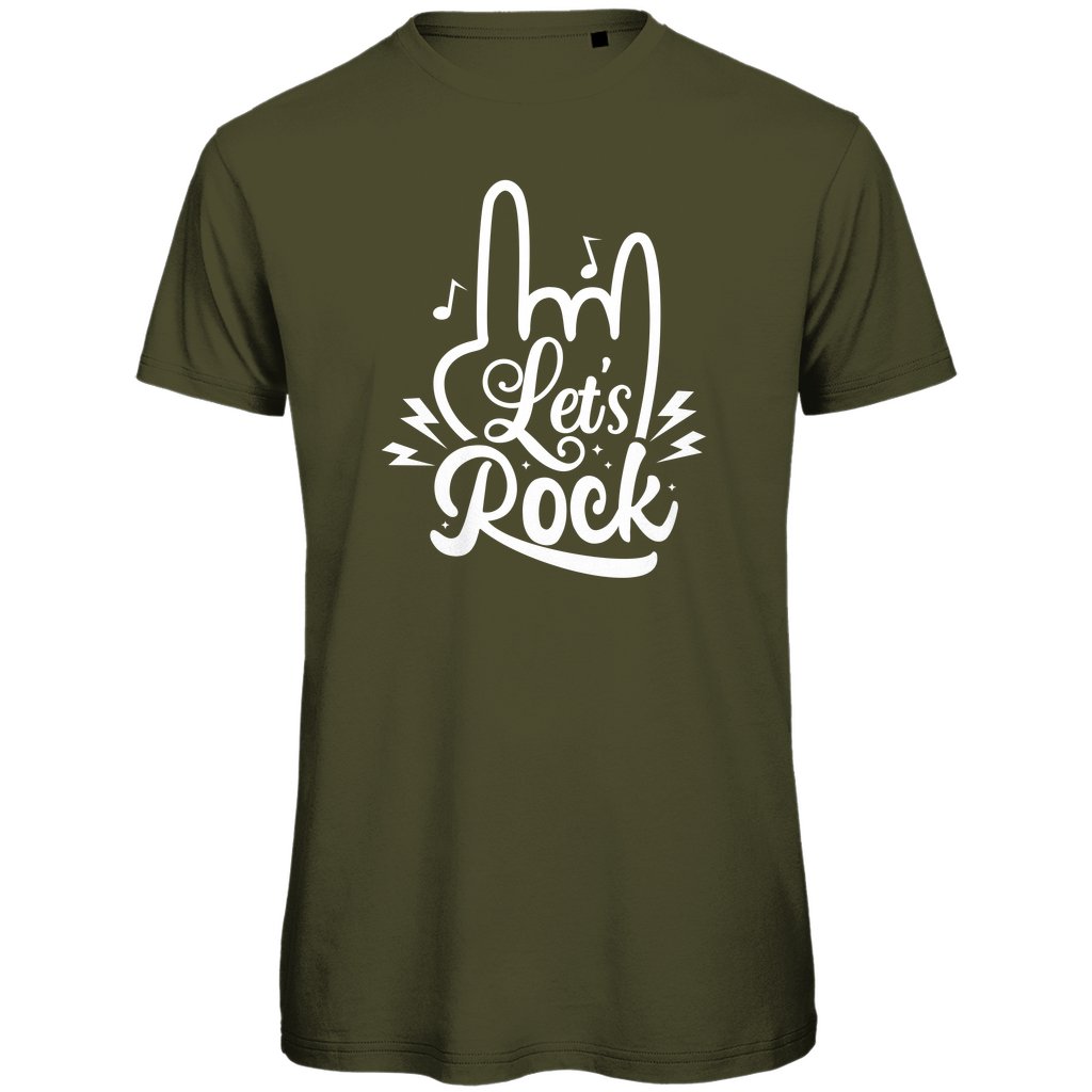 Herren T-Shirt "Lets Rock" - Grafikmagie