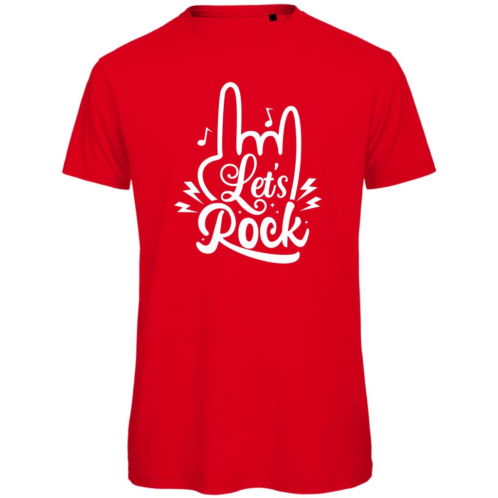Herren T-Shirt "Lets Rock" - Grafikmagie