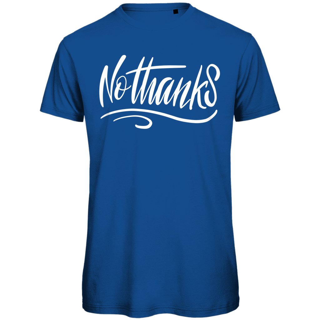 Herren T-Shirt "No thanks" - Grafikmagie