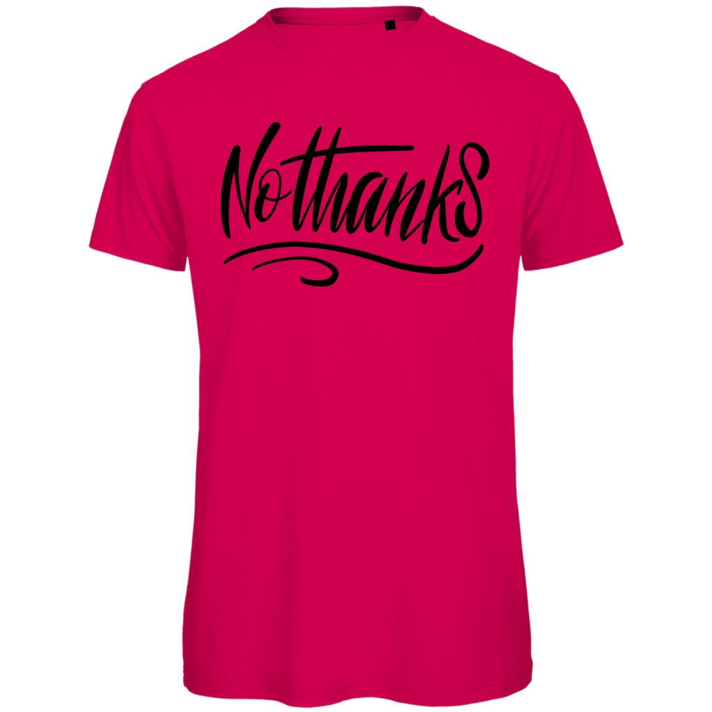 Herren T-Shirt "No thanks" - Grafikmagie