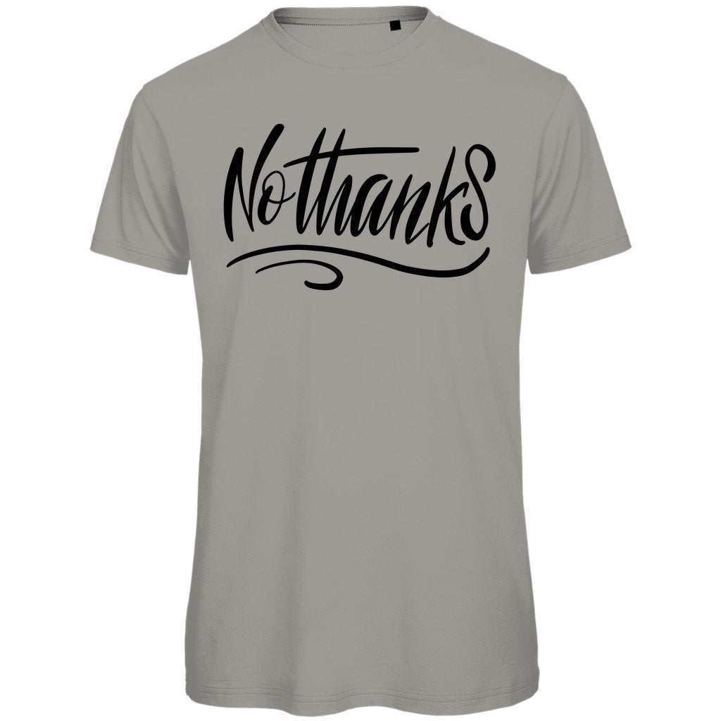 Herren T-Shirt "No thanks" - Grafikmagie