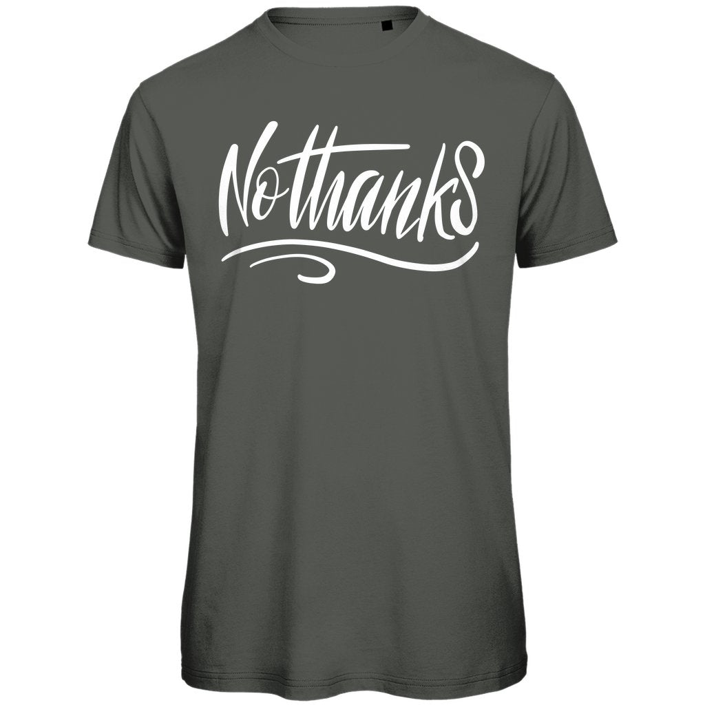 Herren T-Shirt "No thanks" - Grafikmagie
