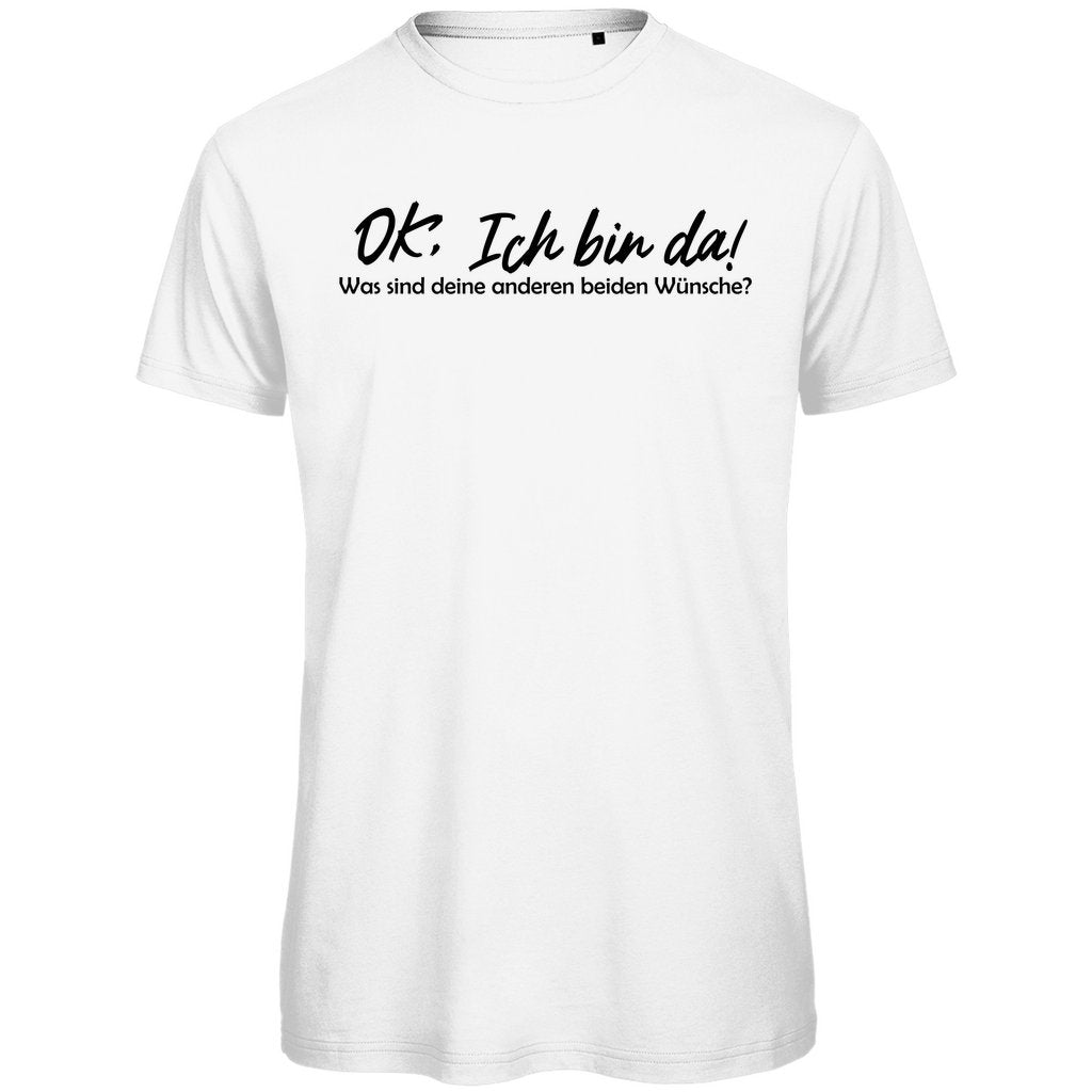 Herren T-Shirt "Ok. Ich bin da" - Grafikmagie