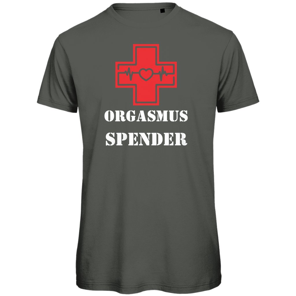 Herren T-Shirt "Orgasmus Spender" - Grafikmagie