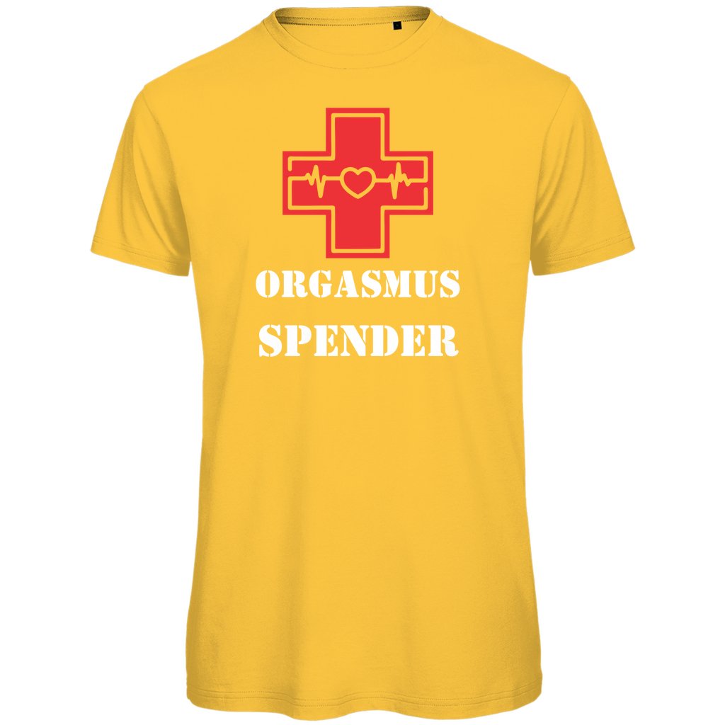 Herren T-Shirt "Orgasmus Spender" - Grafikmagie