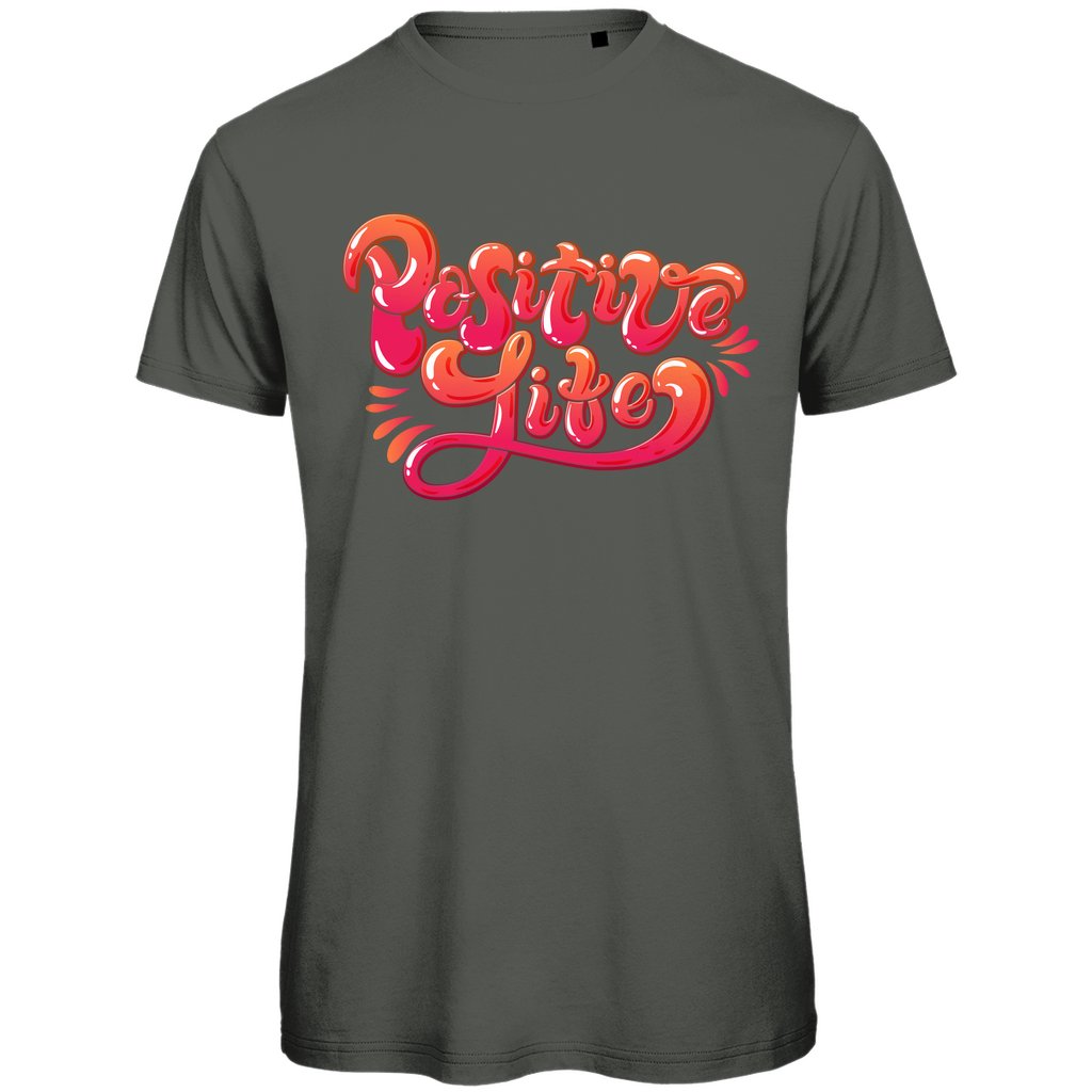Herren T-Shirt "Positive Life" - Grafikmagie