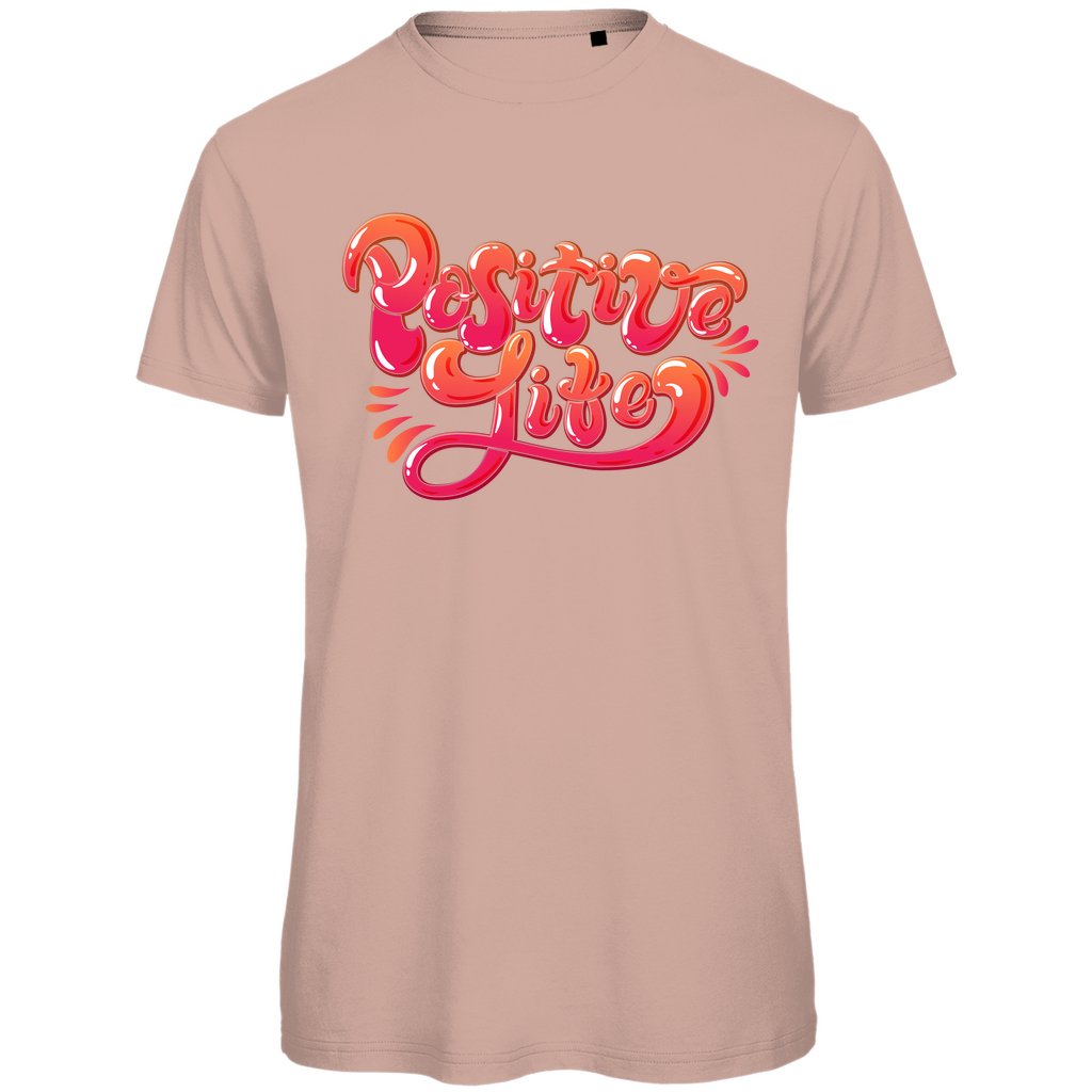 Herren T-Shirt "Positive Life" - Grafikmagie