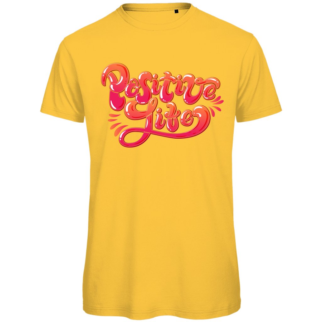Herren T-Shirt "Positive Life" - Grafikmagie