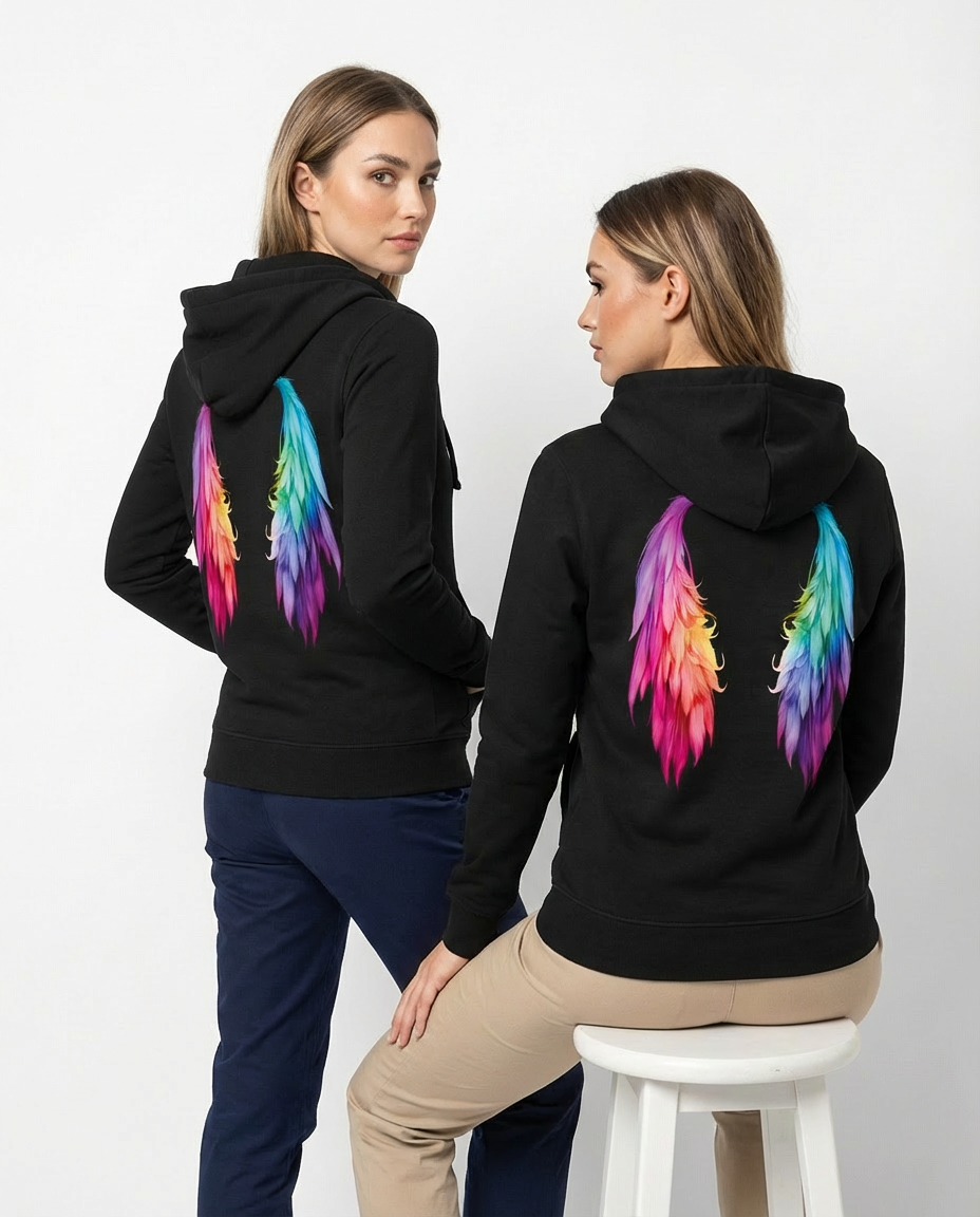 Flügel Damen Zipper