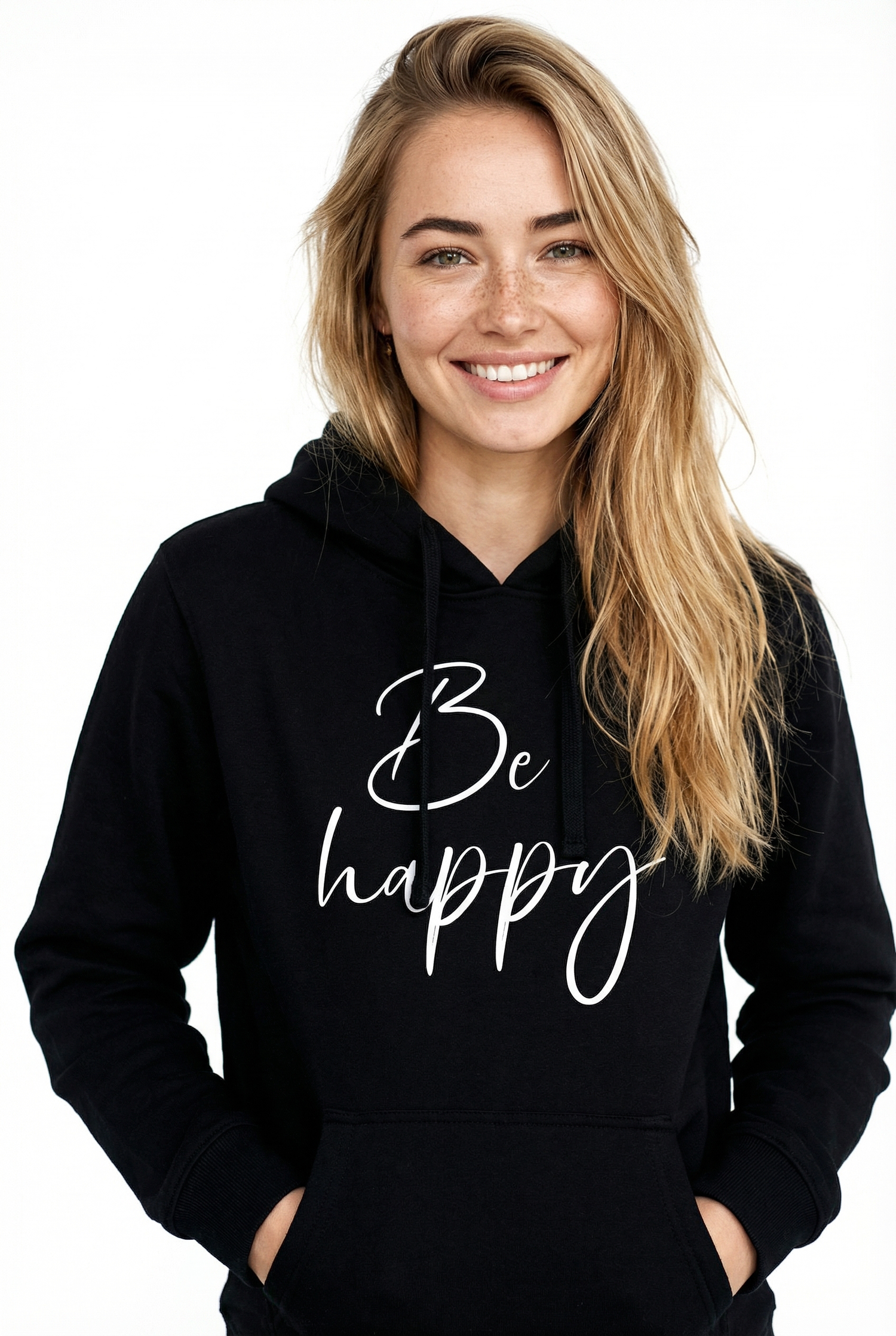 Be Happy Damen Hoodie
