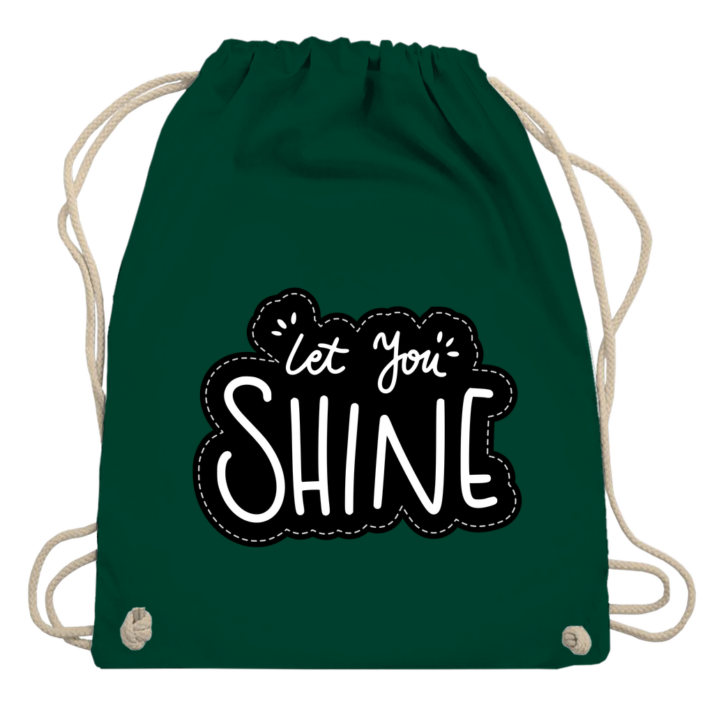 Turnbeutel "Let you shine"