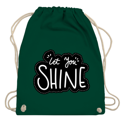 Turnbeutel "Let you shine"