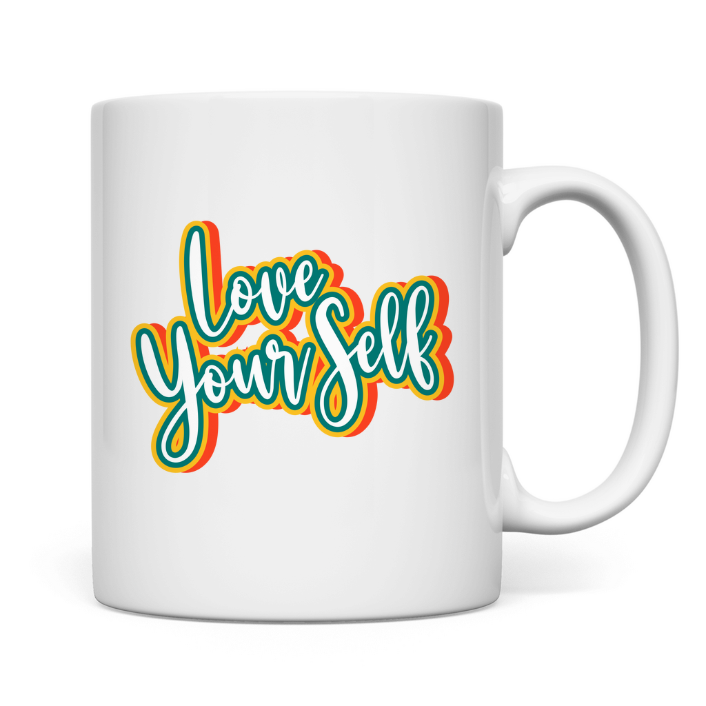 Tasse "Love yourself" - Grafikmagie