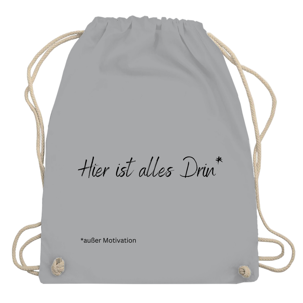 Turnbeutel "Hier ist alles drin"