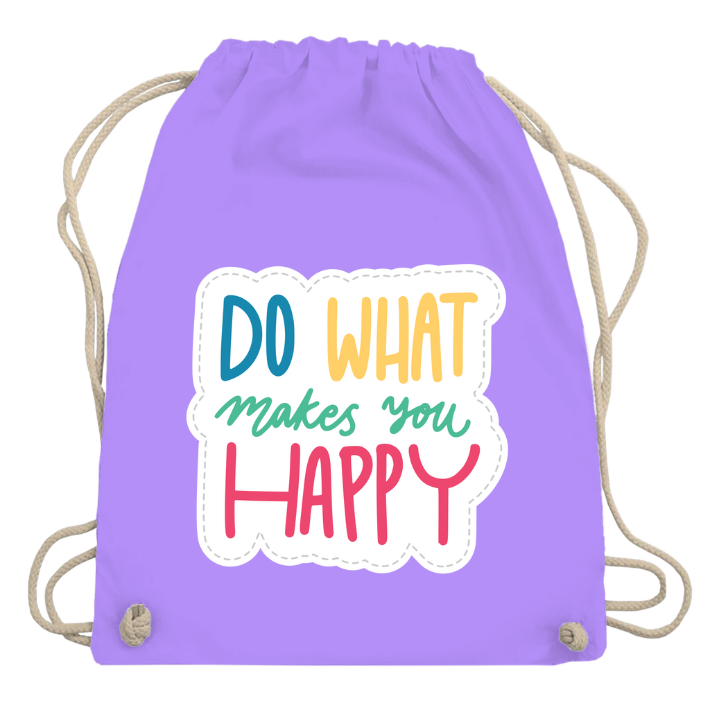 Turnbeutel "Do what makes you Happy"