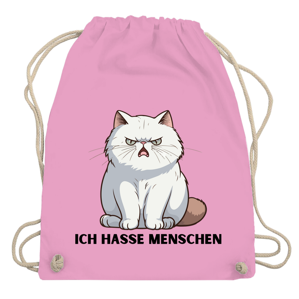 Turnbeutel "Ich hasse Menschen"