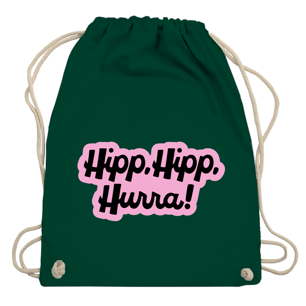 Turnbeutel "Hipp, Hipp, Hurra"