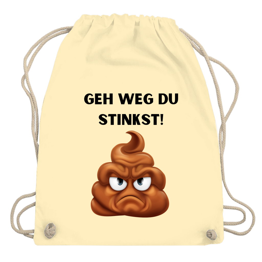 Turnbeutel "Geh weg du stinkst"